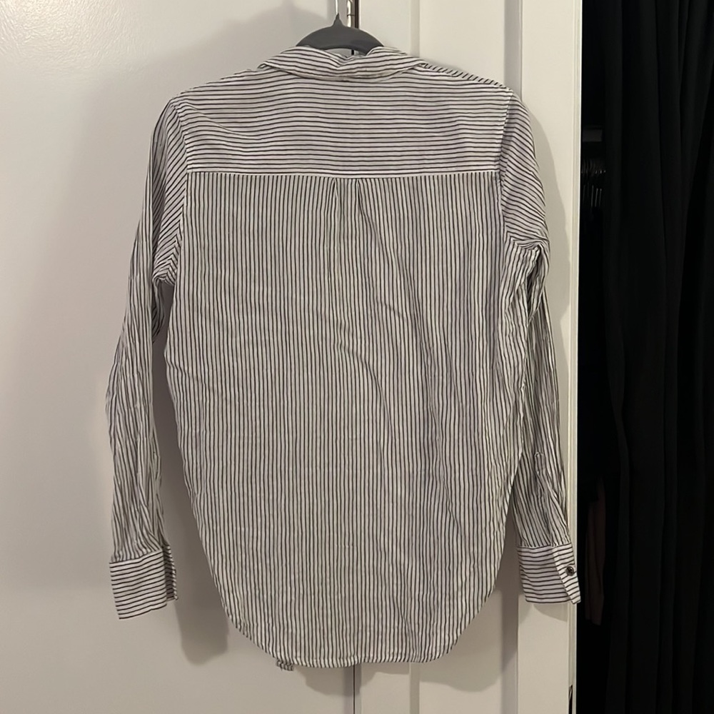 Universal Thread Goods Co. Pinstriped Button Up C… - image 5